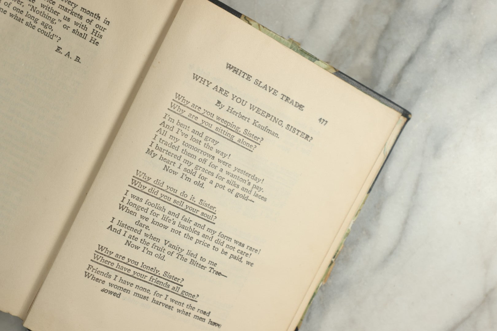 Lot 144 - "Fighting The Traffic In Young Girls Or War On The White Slave Trade" Antique Illustrated Book By Ernest A. Bell And Chapters By Other Authors, Published By G.S. Ball, 1910