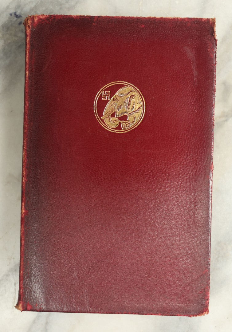 Lot 146 - "Actions And Reactions" Antique Ex-Library Book By Rudyard Kipling, Featuring Embossed Gilt Elephant Emblem With Whirling Logs Motif On Cover, Published By Doubleday, Page & Company, Garden City, New York, 1913
