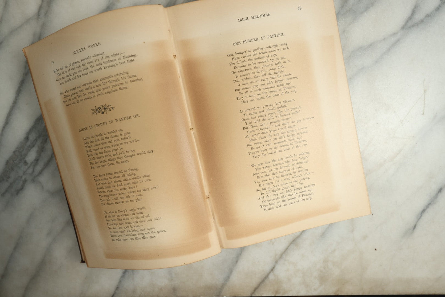 Lot 148 - "The Poetical Works Of Thomas Moore" Antique Illustrated Poetry Book, With 20+ Illustrations, With "The Life Of The Author" By Francis Waller, Published By P.F. Collier, New York, 1879, Gilt Fore Edge