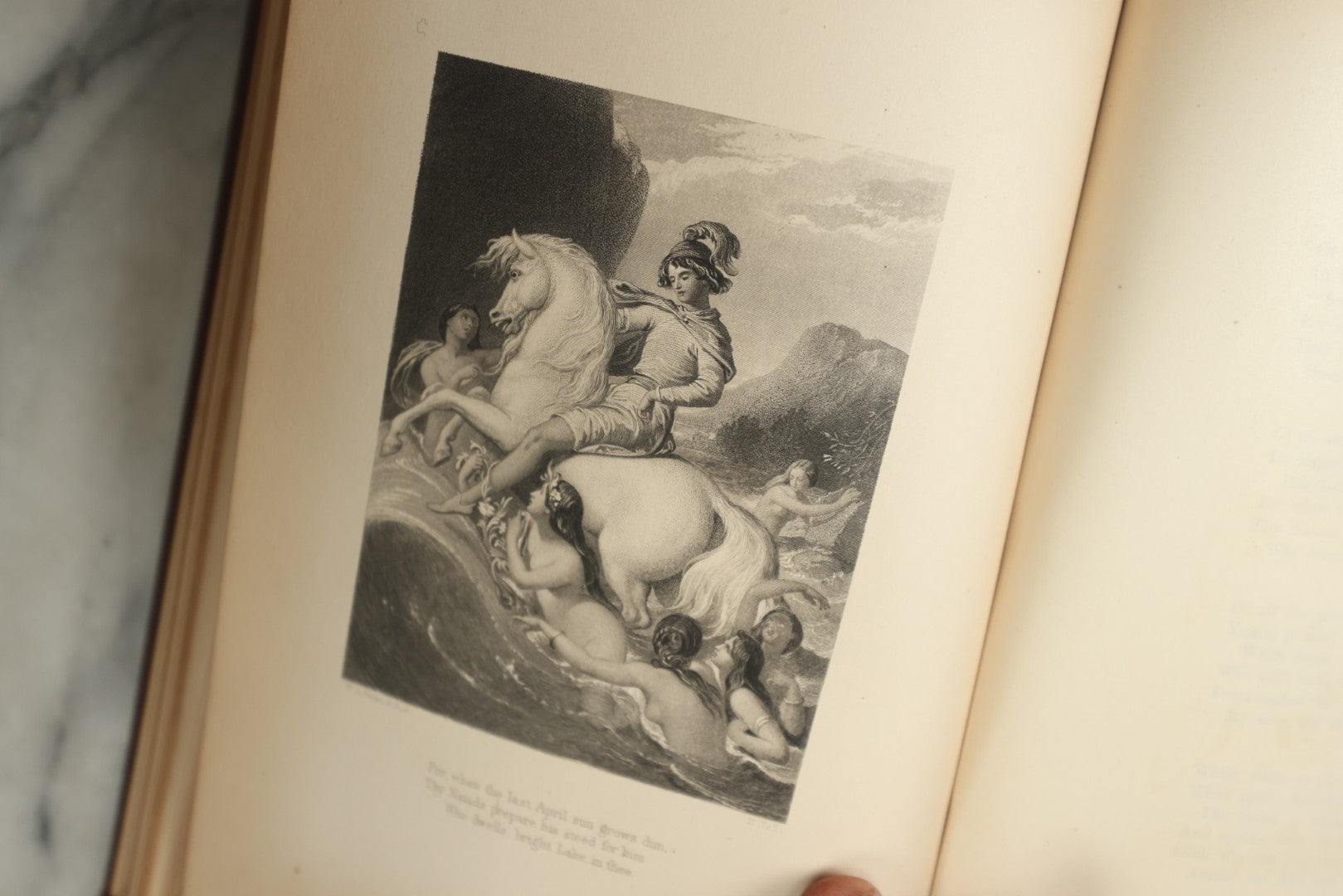 Lot 148 - "The Poetical Works Of Thomas Moore" Antique Illustrated Poetry Book, With 20+ Illustrations, With "The Life Of The Author" By Francis Waller, Published By P.F. Collier, New York, 1879, Gilt Fore Edge
