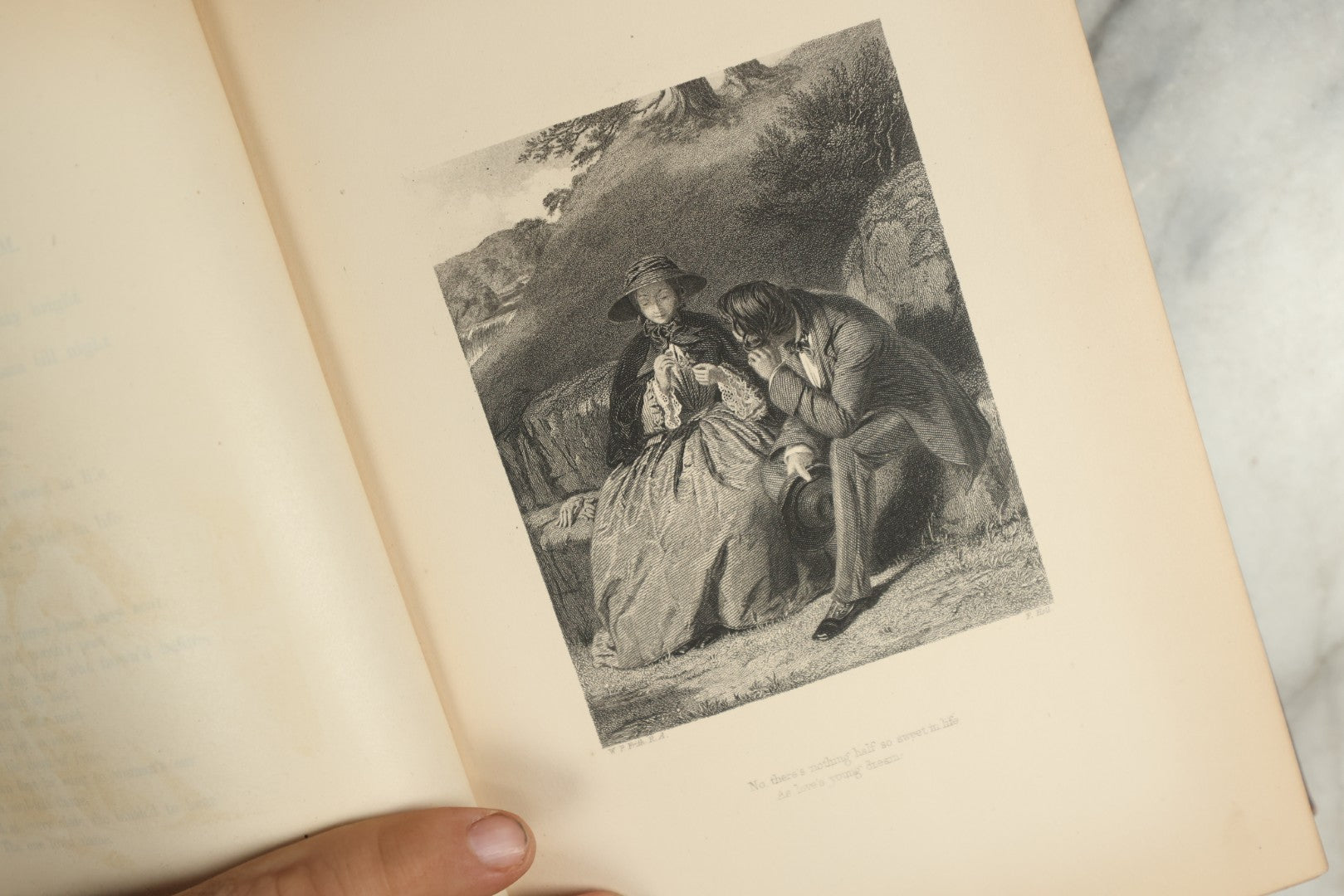 Lot 148 - "The Poetical Works Of Thomas Moore" Antique Illustrated Poetry Book, With 20+ Illustrations, With "The Life Of The Author" By Francis Waller, Published By P.F. Collier, New York, 1879, Gilt Fore Edge