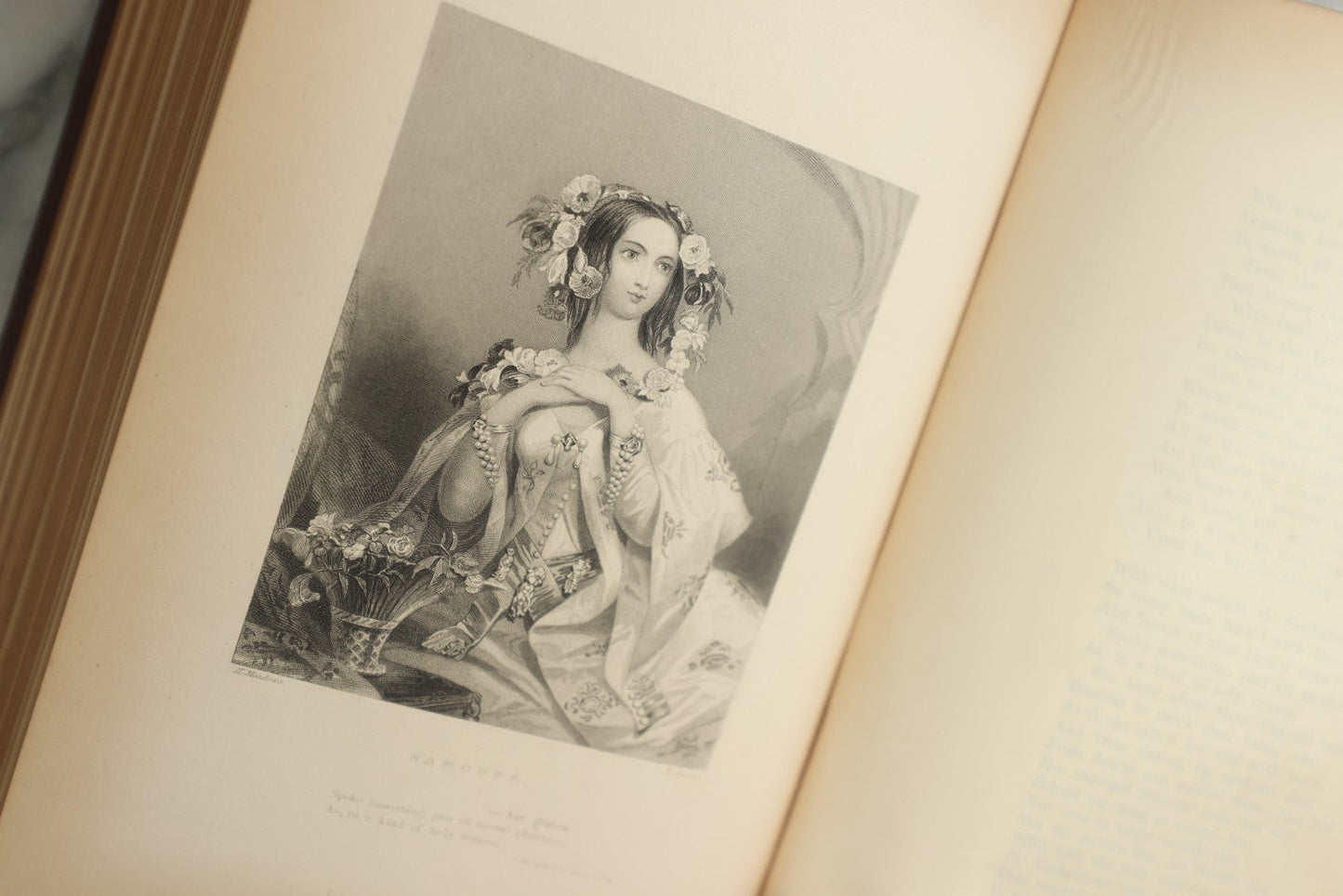Lot 148 - "The Poetical Works Of Thomas Moore" Antique Illustrated Poetry Book, With 20+ Illustrations, With "The Life Of The Author" By Francis Waller, Published By P.F. Collier, New York, 1879, Gilt Fore Edge