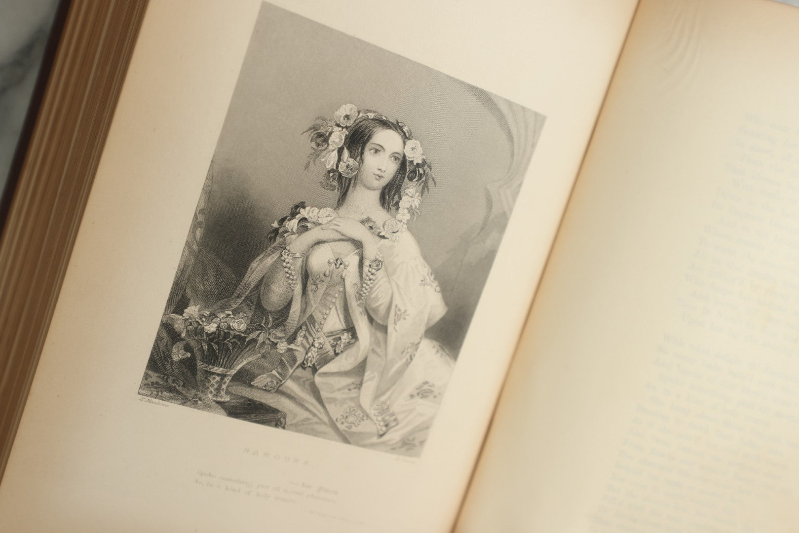 Lot 148 - "The Poetical Works Of Thomas Moore" Antique Illustrated Poetry Book, With 20+ Illustrations, With "The Life Of The Author" By Francis Waller, Published By P.F. Collier, New York, 1879, Gilt Fore Edge