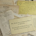 Lot 149 - Grouping Of 100+ Antique Ephemera Items Including Burial Permits, Removal Permits, And Transfer Permits For Deceased Remains, 1870s–1890s Many Issued By Railroads