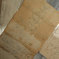 Lot 158 - Grouping Of Four Early Handwritten Items, Early To Mid-19th Century, Including Penmanship Sampler, Receipts, And Religious Writing
