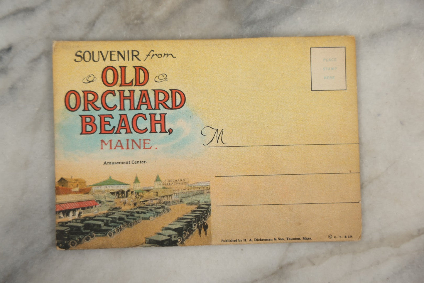 Lot 164 - Grouping Of Three Vintage New England Souvenir Folders, Including Fitchburg, Massachusetts, Lake Winnipesaukee, New Hampshire, And Old Orchard Beach, Maine