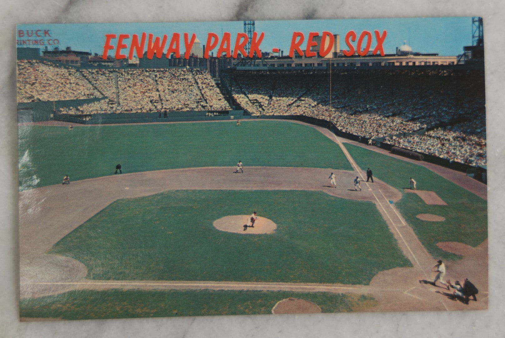 Lot 165 - Grouping Of 21 Vintage Plastichrome Fenway Park Postcards, Published By Colourpicture Publishers, Inc., Boston