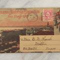 Lot 168 - Antique Panama California Exposition San Diego 1915 Souvenir Folder, Postmarked 1916, Printed By Geo. Rice & Sons, Los Angeles
