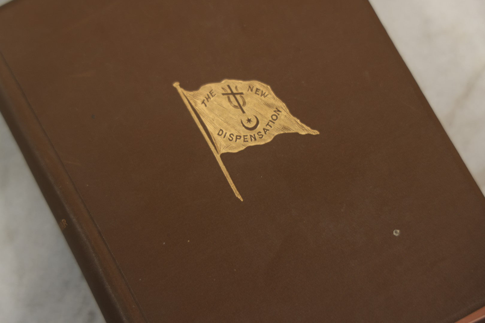 Lot 171 - Grouping Of Three Antique Books With Matching Brown Book Cloth Binding, Including "Heart-Beats" By P.C. Mozoomdar (1894), "God's Image In Man" By Henry Wood (1893), And "Mrs. Tregaskiss" By Mrs. Campbell-Praed (1895)