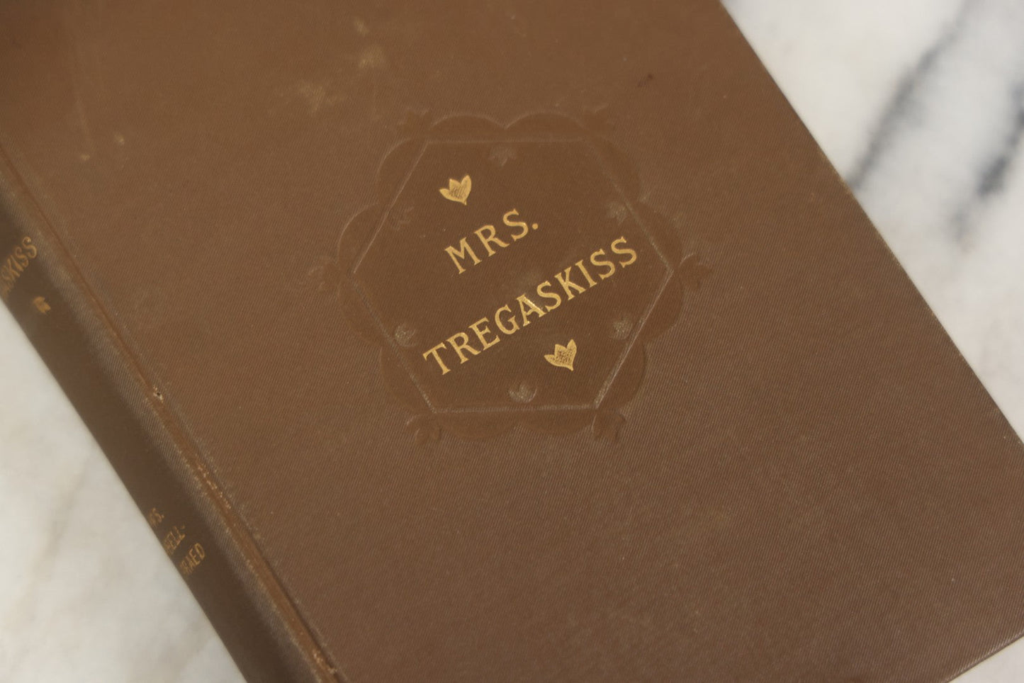 Lot 171 - Grouping Of Three Antique Books With Matching Brown Book Cloth Binding, Including "Heart-Beats" By P.C. Mozoomdar (1894), "God's Image In Man" By Henry Wood (1893), And "Mrs. Tregaskiss" By Mrs. Campbell-Praed (1895)