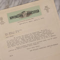Lot 077 - Antique Typewritten Letter On New England Homestead Letterhead, Springfield, Massachusetts, April 3, 1922, Regarding Risky "Montana Oil Schemes," Signed Service Bureau