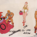 Lot 079 - Grouping Of Five Original Reverse-Painted Production Character Animation Cels On Celluloid From 1983 Cartoon "He-Man And The Masters Of The Universe," He-Man (2), Orko (2), And Teela (1)