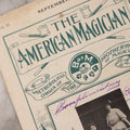 Lot 082 - "The American Magician" Antique Magazine, September 1911, Edition, Vol. III, Published By Presto Company, New York City, Featuring The Metropolitan Organ Of The Brotherhood Of Magicians, Cover With The Grdinas