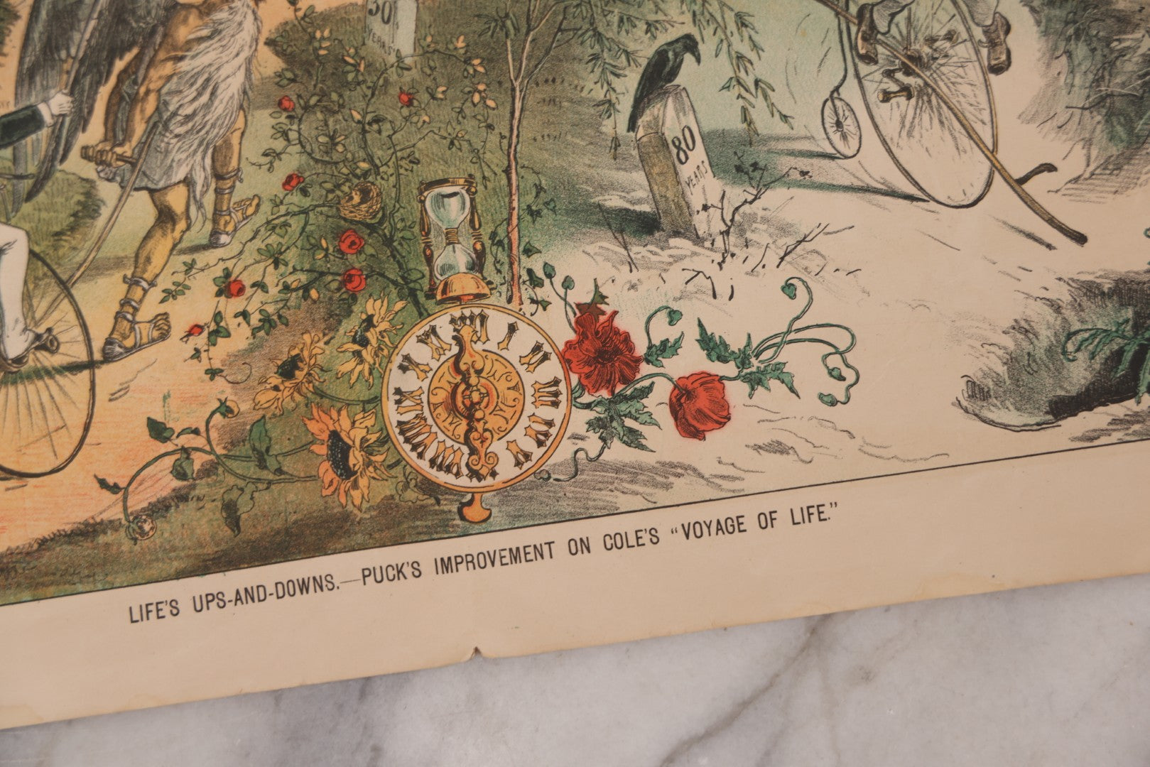 Lot 084 - "Puck" Magazine, Vol. XIII No. 331, July 11, 1883, Published By Keppler & Schwarzmann, New York, With Color Illustrations