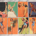 Lot 092 - Group Of Eight Vintage Pin-Up Arcade Cards, "A Mutoscope Card," Printed In U.S.A.