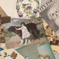 Lot 095 - Grouping Of Twelve Antique Postcards Of Children And Animals Including Dogs, Bears, And Donkeys