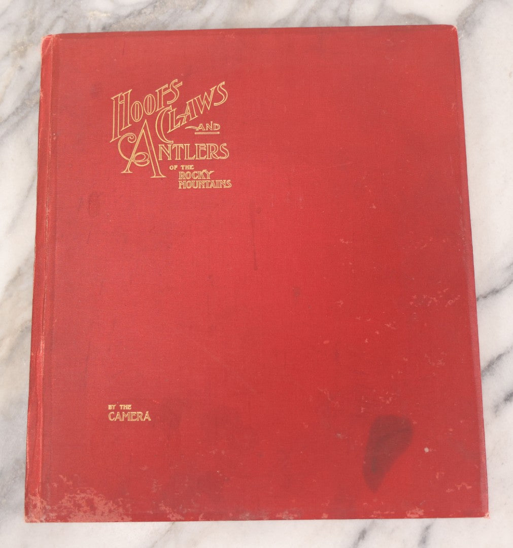 Lot 108 - "Hoofs, Claws And Antlers Of The Rocky Mountains By The Camera" Antique Photography Book With Introduction By Buffalo Bill, Published By Frank S. Thayer, Denver, Colorado, 1902, With Gilt Foredge