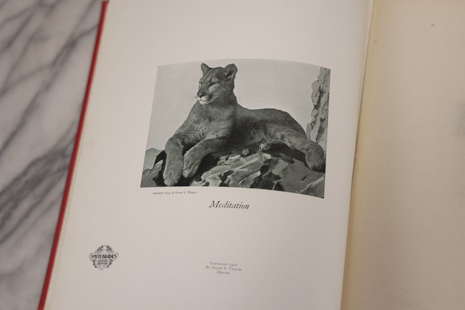 Lot 108 - "Hoofs, Claws And Antlers Of The Rocky Mountains By The Camera" Antique Photography Book With Introduction By Buffalo Bill, Published By Frank S. Thayer, Denver, Colorado, 1902, With Gilt Foredge