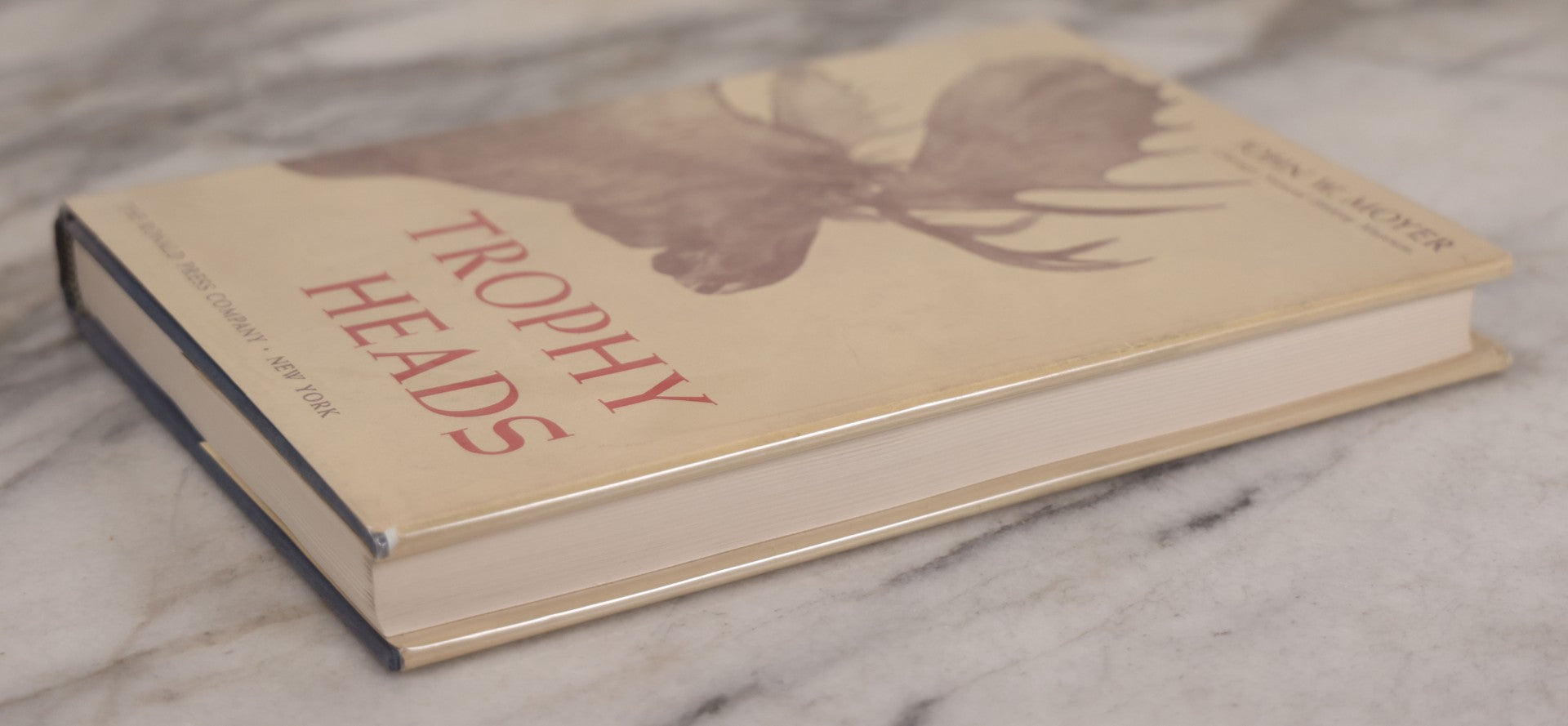 Lot 110 - "Trophy Heads" Vintage Illustrated Taxidermy Book By John W. Moyer, Published By The Ronald Press Company, New York, 1962