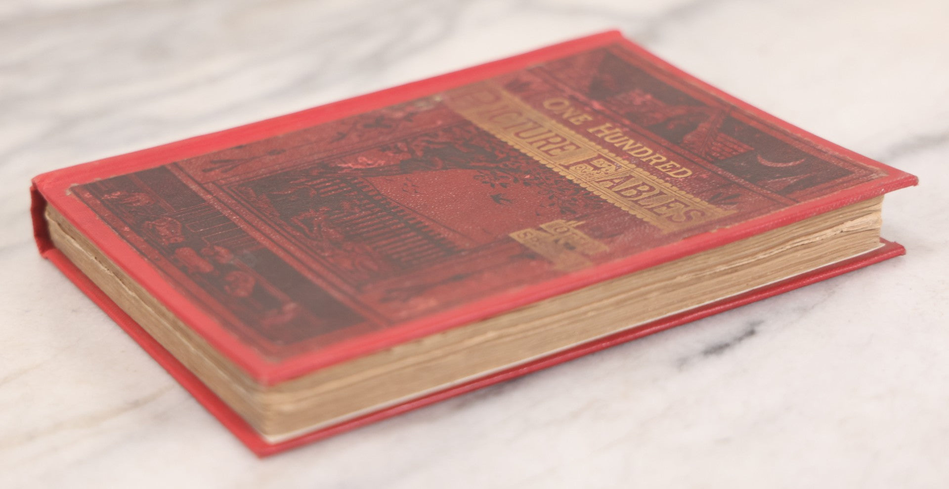 Lot 114 - "One Hundred Picture Fables," Antique Book With Rhymes By F. Hey, Translated By H.W. Dulcken, Illustrated By Otto Speckter, Published By George Routledge And Sons, London, Circa 1895