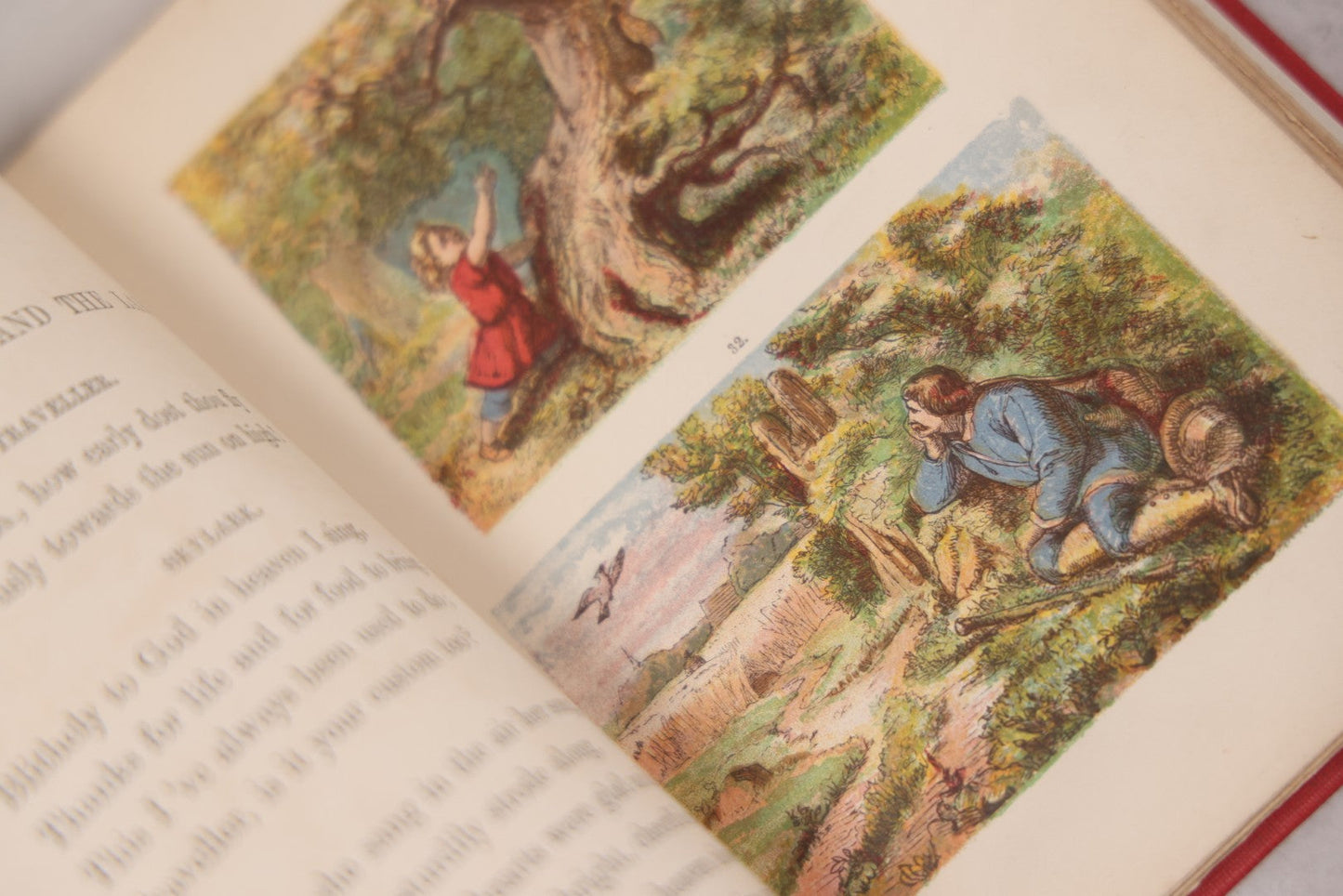 Lot 114 - "One Hundred Picture Fables," Antique Book With Rhymes By F. Hey, Translated By H.W. Dulcken, Illustrated By Otto Speckter, Published By George Routledge And Sons, London, Circa 1895