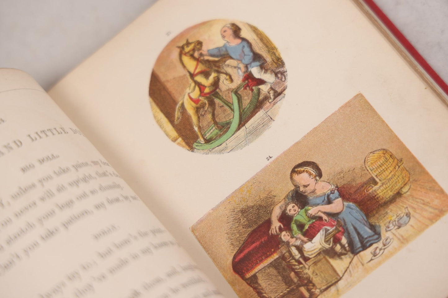 Lot 114 - "One Hundred Picture Fables," Antique Book With Rhymes By F. Hey, Translated By H.W. Dulcken, Illustrated By Otto Speckter, Published By George Routledge And Sons, London, Circa 1895