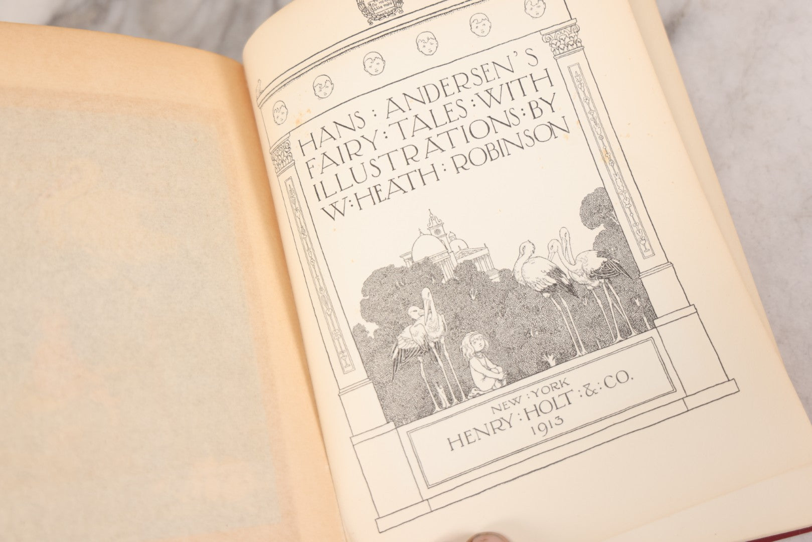 Lot 115 - "Andersen's Fairy Tales," Antique Book Illustrated By W. Heath Robinson, Published By Henry Holt & Co., New York, 1913