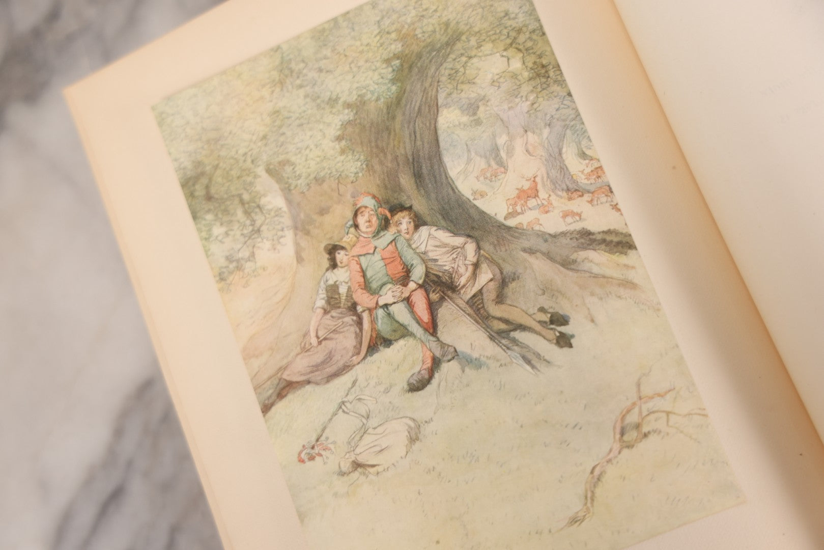Lot 116 - "Shakespeare's Comedy Of 'As You Like It,'" Antique Book Illustrated By Hugh Thomson, Published By Hodder & Stoughton, London And New York, Circa 1910