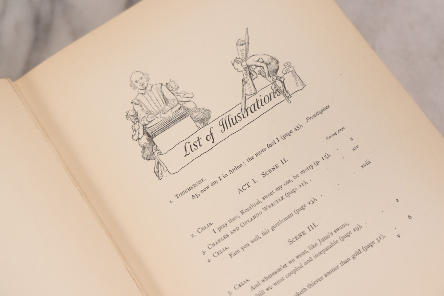 Lot 116 - "Shakespeare's Comedy Of 'As You Like It,'" Antique Book Illustrated By Hugh Thomson, Published By Hodder & Stoughton, London And New York, Circa 1910