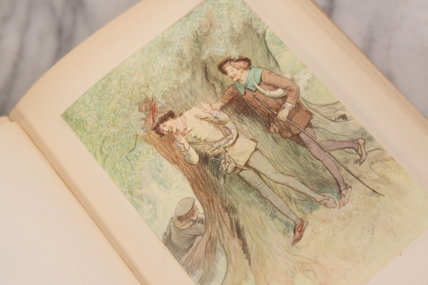 Lot 116 - "Shakespeare's Comedy Of 'As You Like It,'" Antique Book Illustrated By Hugh Thomson, Published By Hodder & Stoughton, London And New York, Circa 1910