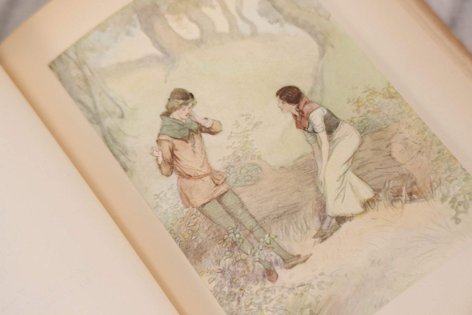 Lot 116 - "Shakespeare's Comedy Of 'As You Like It,'" Antique Book Illustrated By Hugh Thomson, Published By Hodder & Stoughton, London And New York, Circa 1910