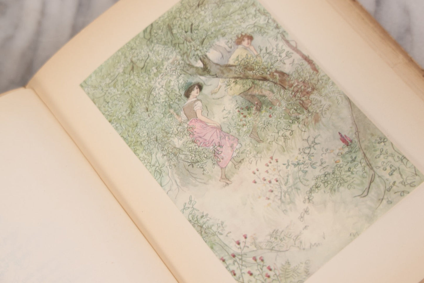 Lot 116 - "Shakespeare's Comedy Of 'As You Like It,'" Antique Book Illustrated By Hugh Thomson, Published By Hodder & Stoughton, London And New York, Circa 1910