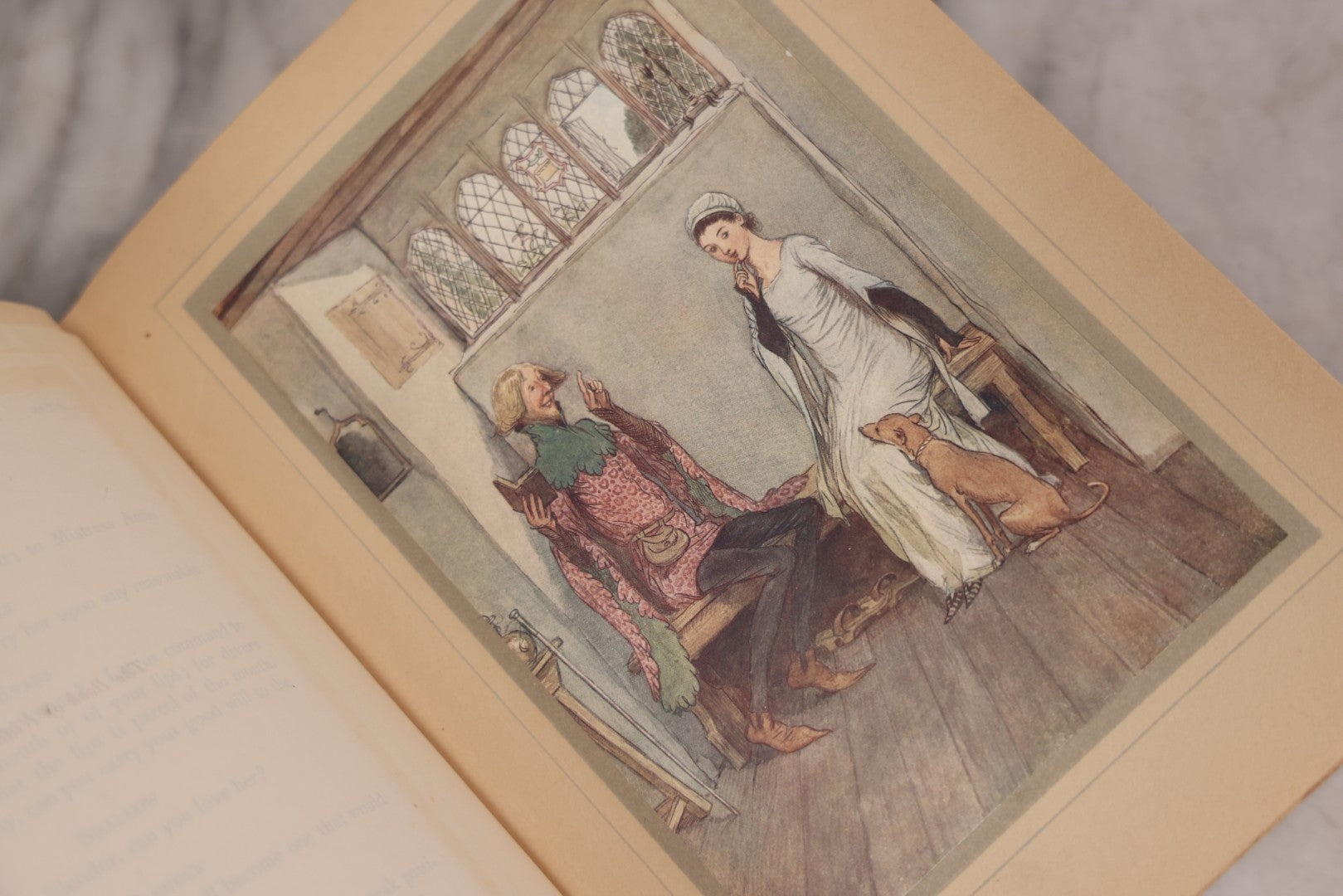 Lot 117 - "The Merry Wives Of Windsor," Antique Book By William Shakespeare Illustrated By Hugh Thomson, Published By William Heinemann, London, 1910