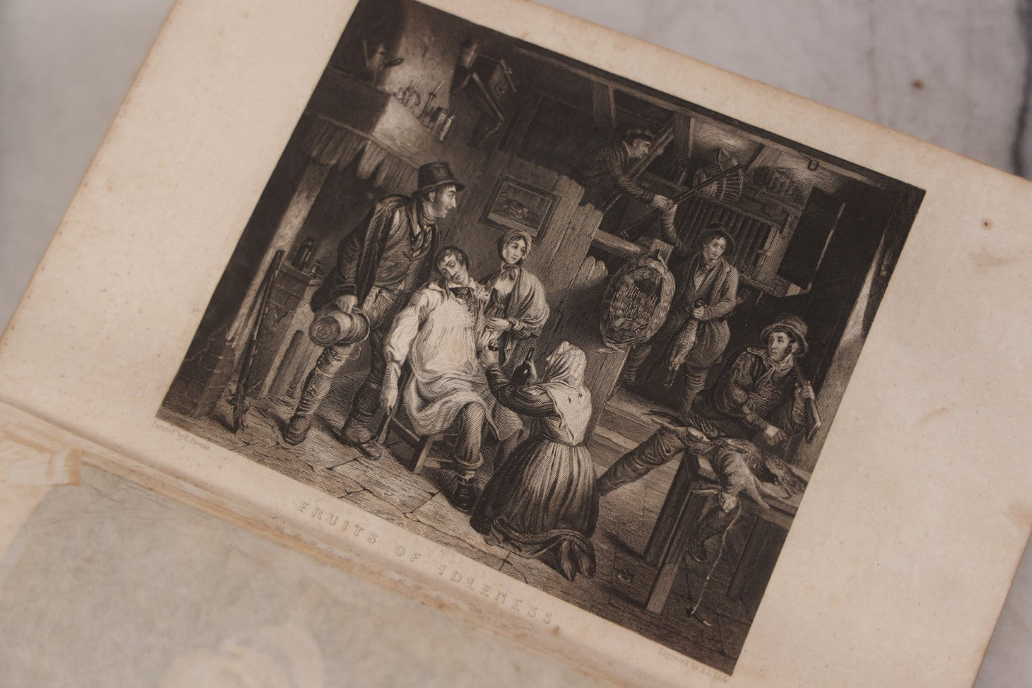 Lot 118 - "Godey's Lady's Book And Ladies American Magazine" Antique Compendium Book, Vol. XXIV, January–June 1842, Antique Book With Engravings, Published By Louis A. Godey, Publisher's Hall, Philadelphia