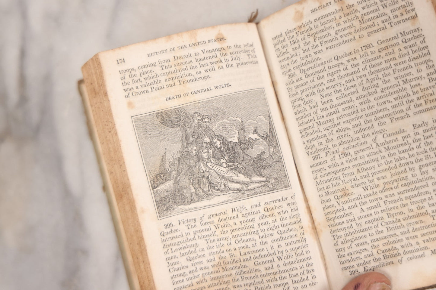 Lot 120 - "History Of The United States," Antique Book By Noah Webster, Published By Durrie & Peck, New Haven, Connecticut, 1832, Illustrated