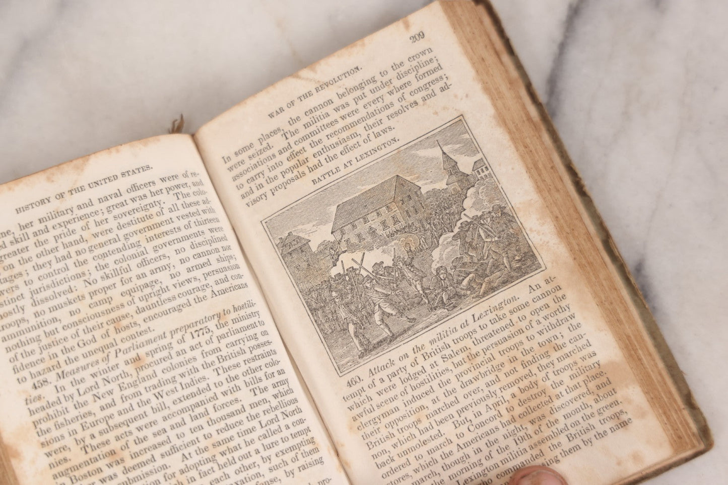 Lot 120 - "History Of The United States," Antique Book By Noah Webster, Published By Durrie & Peck, New Haven, Connecticut, 1832, Illustrated