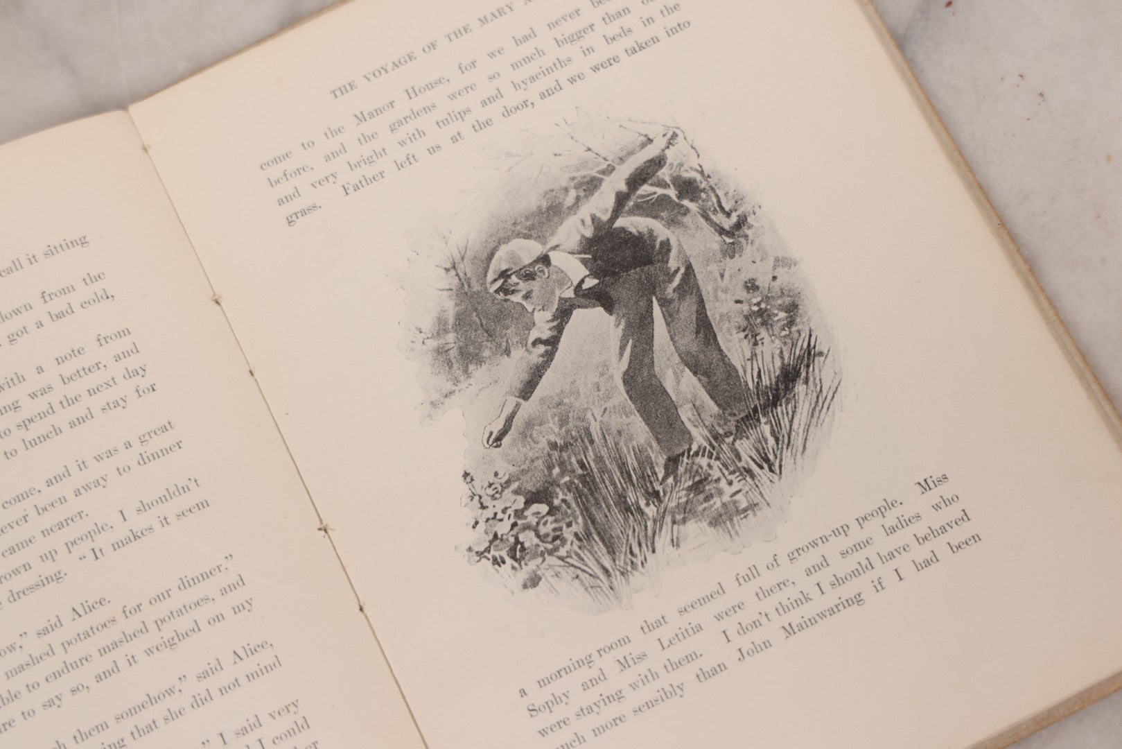 Lot 122 - Pair Of Antique Books Including "The Voyage Of The Mary Adair" By Frances E. Crompton, Published By Henry Altemus Company, Philadelphia, 1900, And "Poor Richard's Almanac" By Benjamin Franklin