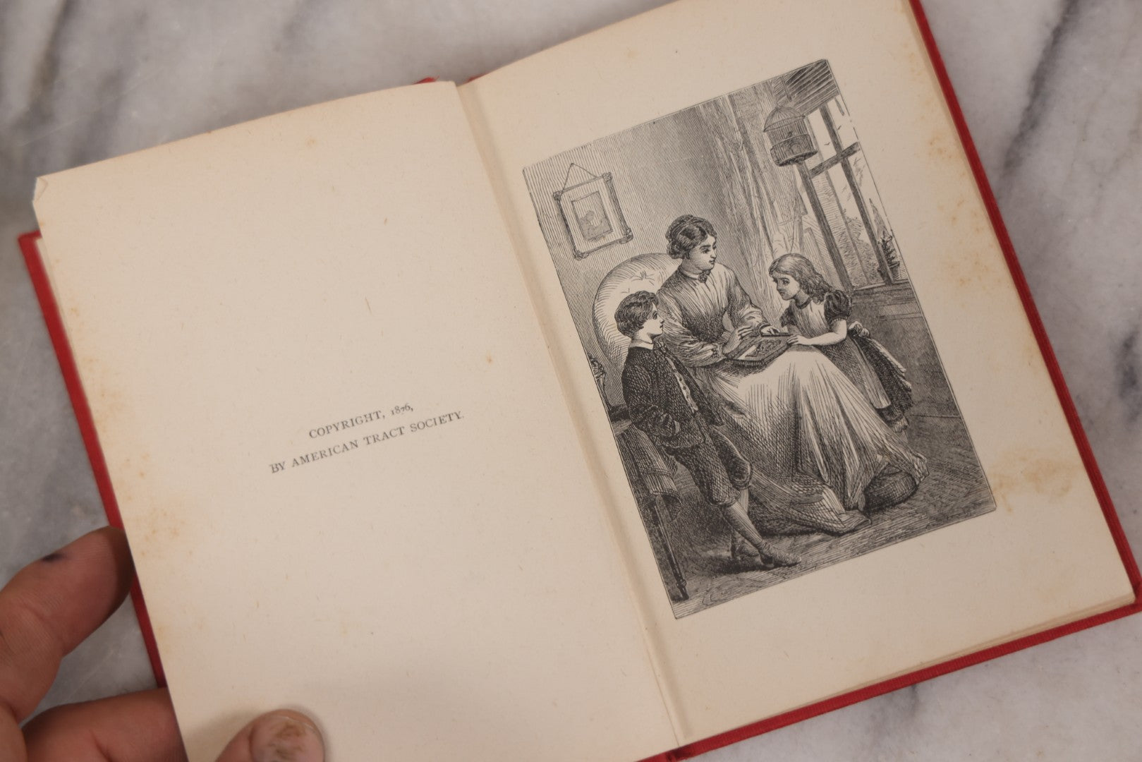 Lot 123 - "Little Stories For Good Little People," Antique Book With Illustrations, Published By American Tract Society, New York, 1876