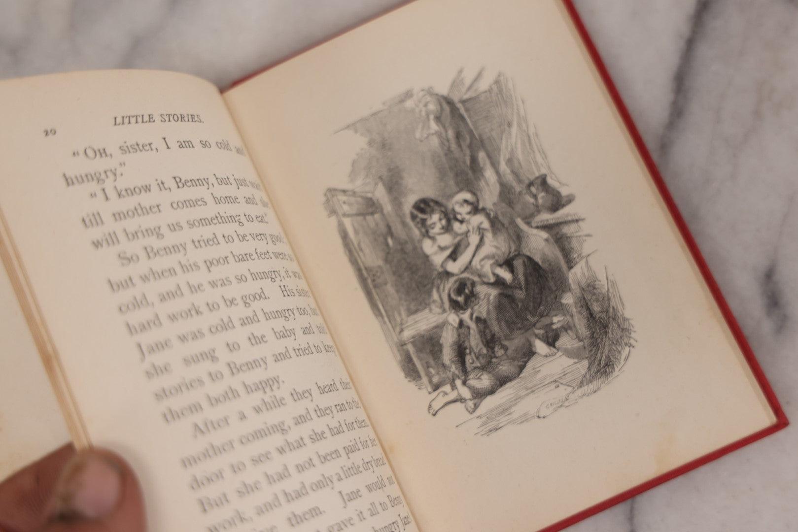 Lot 123 - "Little Stories For Good Little People," Antique Book With Illustrations, Published By American Tract Society, New York, 1876