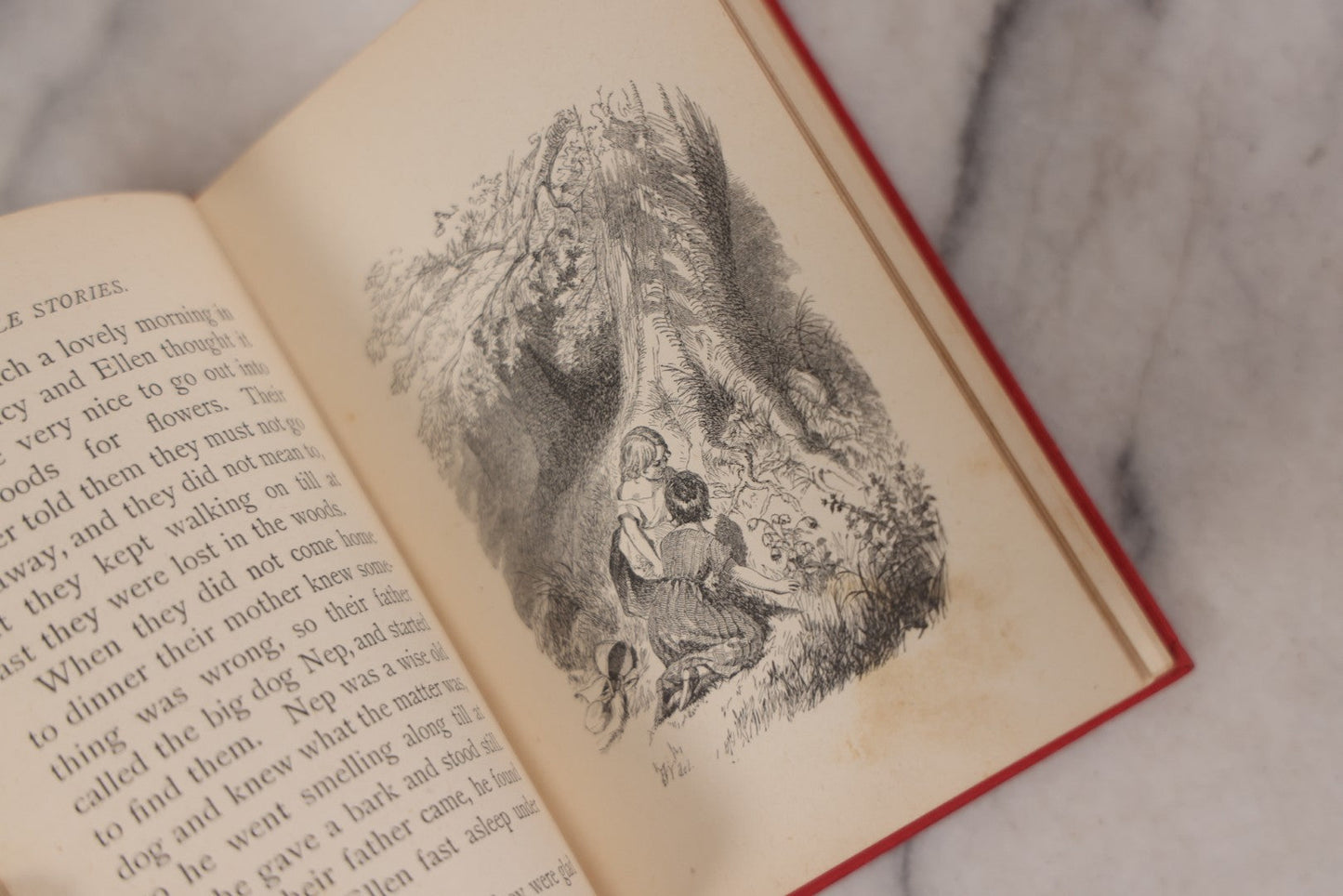 Lot 123 - "Little Stories For Good Little People," Antique Book With Illustrations, Published By American Tract Society, New York, 1876