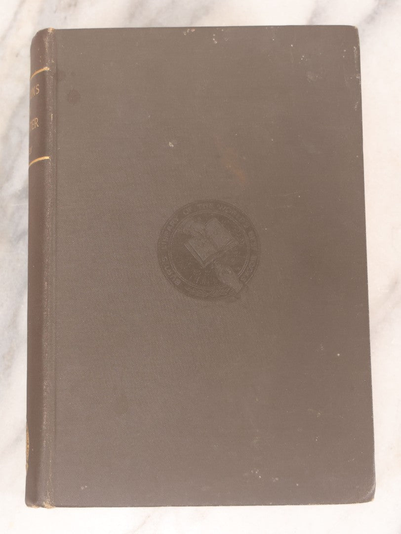 Lot 125 - "Confessions Of An English Opium Eater And Selected Essays," Antique Book By Thomas De Quincey, Published By A.L. Burt, New York, Circa 1900