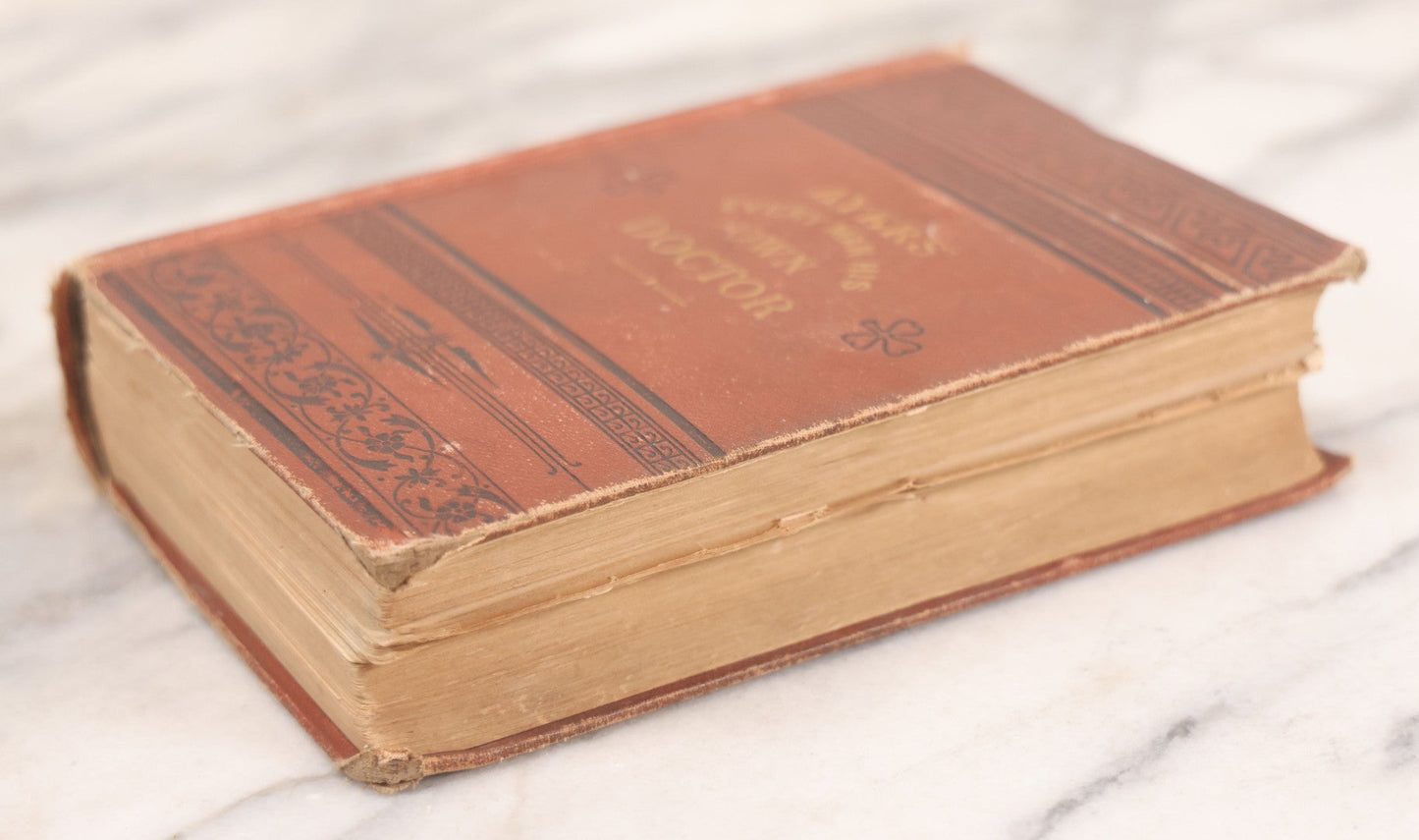 Lot 128 - "Every Man His Own Doctor" Antique Family Medical Adviser By J. Hamilton Ayers, Published By Geo. V. Jones & Co., Boston, Mass., 1882, Note Poor Condition