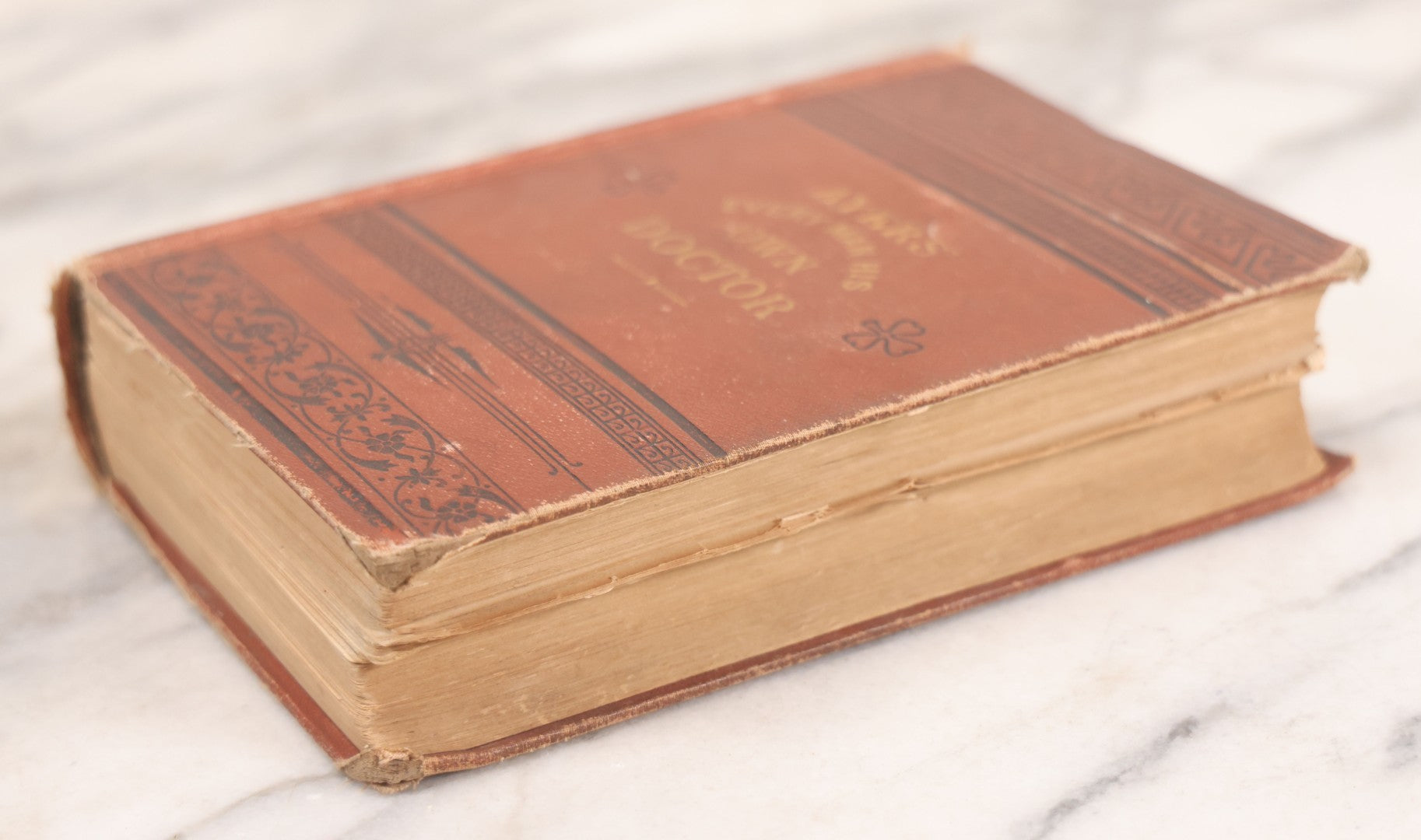 Lot 128 - "Every Man His Own Doctor" Antique Family Medical Adviser By J. Hamilton Ayers, Published By Geo. V. Jones & Co., Boston, Mass., 1882, Note Poor Condition