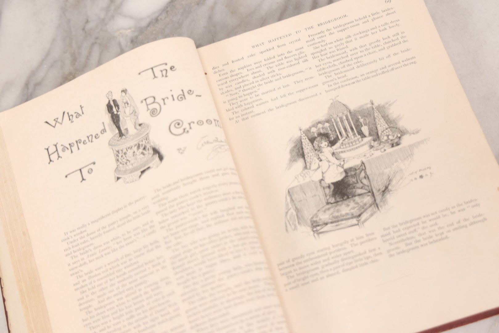Lot 130 - "St. Nicholas: Volume XV. Part I. Six Months - November 1887 To April 1888" Antique Collected And Bound Editions Of St. Nicholas Children's Magazine Journal,  Engravings, Poetry And Prose, Printed By The Century Co