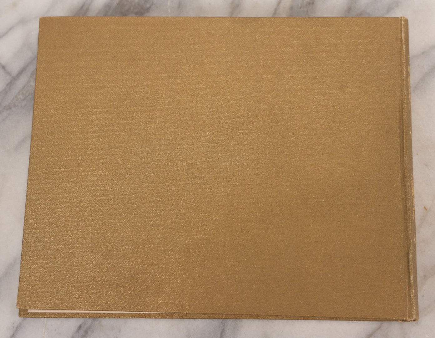 Lot 131 - "Baby's Kingdom" Antique Illustrated Baby Book With Gilt Embossed Clovers And Lettering On Cover, Gilt Foredge, Some Records Of Baby Harold Schenck, Born July 1892, With Calligraphy And Memos From Parents On 10+ Pages
