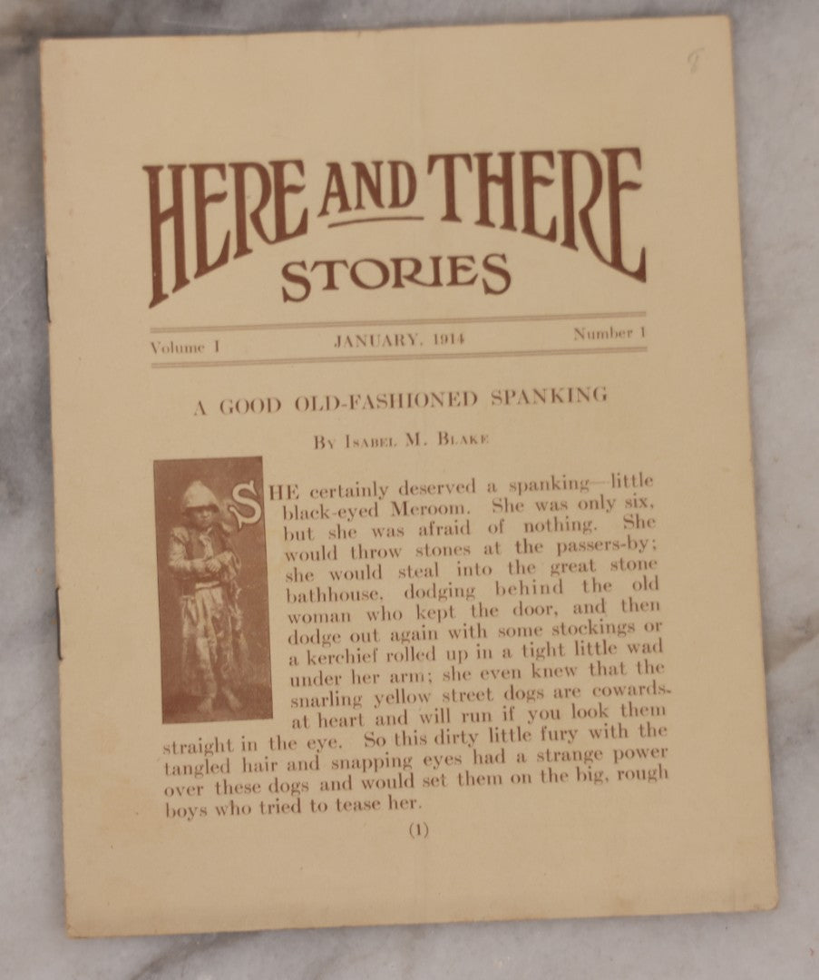 Lot 132 - Grouping Of Four "Here And There Stories" Children's Booklets, Circa 1915, Produced By The Woman's Board Of Missions, Boston, Massachusetts