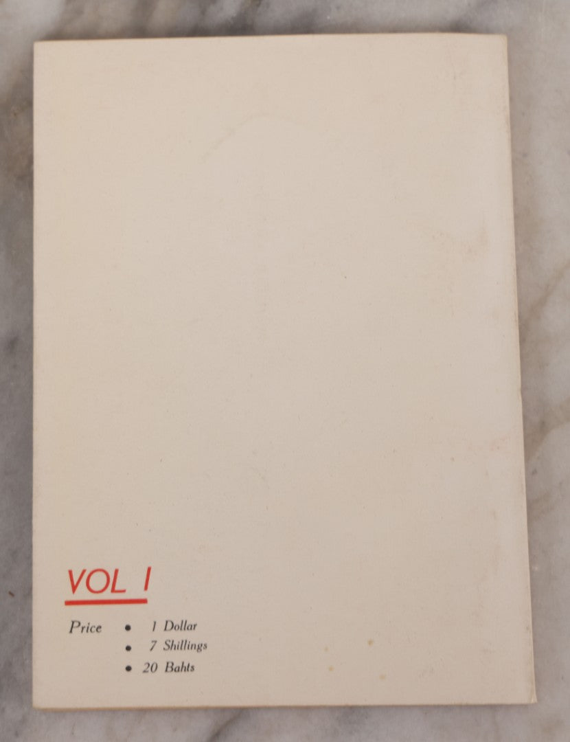 Lot 134 - "Siamese Folk Tales" Vintage Illustrated Paperback Book By J. Kasem Sibunruang, Printed By Don Basco Technical School & Orphanage, Bangkok, Thailand, 1954
