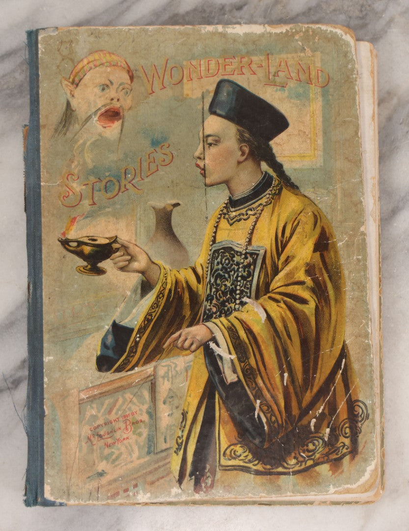 Lot 135 - Pair Of Antique Children's Books Including "Legends For Lionel In Pen & Pencil" By Walter Crane, Published By Cassell & Co. Limited, London, 1887, And "Wonderland Stories," Published By McLoughlin Bros., New York, 1897
