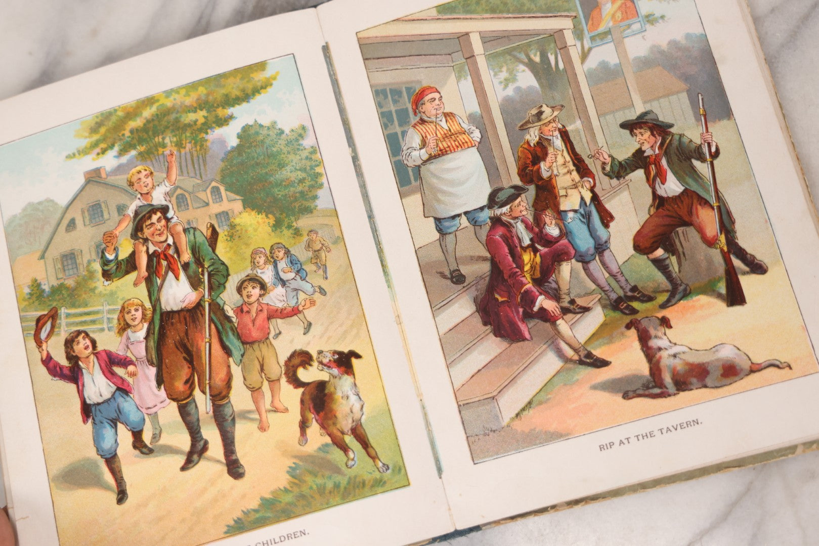 Lot 135 - Pair Of Antique Children's Books Including "Legends For Lionel In Pen & Pencil" By Walter Crane, Published By Cassell & Co. Limited, London, 1887, And "Wonderland Stories," Published By McLoughlin Bros., New York, 1897