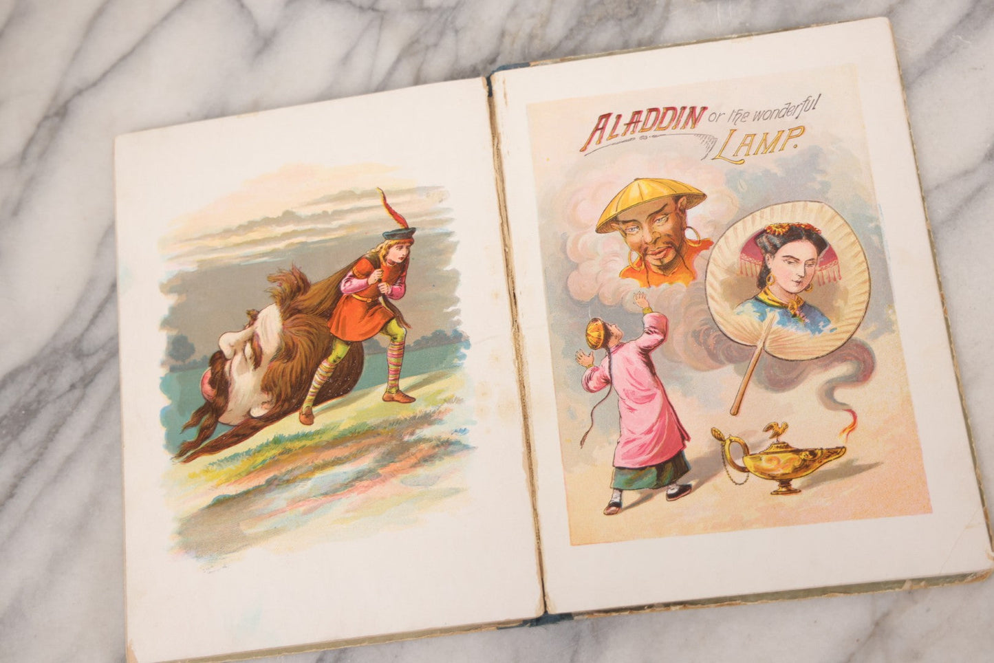 Lot 135 - Pair Of Antique Children's Books Including "Legends For Lionel In Pen & Pencil" By Walter Crane, Published By Cassell & Co. Limited, London, 1887, And "Wonderland Stories," Published By McLoughlin Bros., New York, 1897